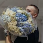 Bukiet "Azure Elegance" - BUKIETY AUTORSKIE | Kwiaciarnia Milosc Warszawa - zdjecie 2