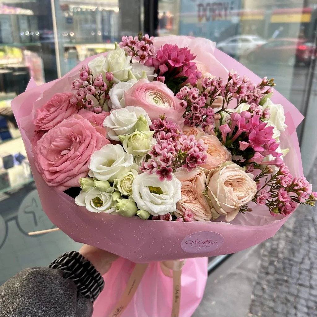 Bukiet "For her" - BUKIETY AUTORSKIE | Kwiaciarnia Milosc Warszawa