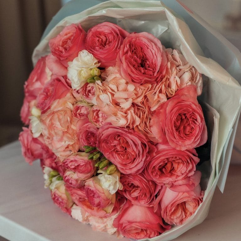 Bukiet "Shades of Tenderness" - BUKIETY AUTORSKIE | Kwiaciarnia Milosc Warszawa