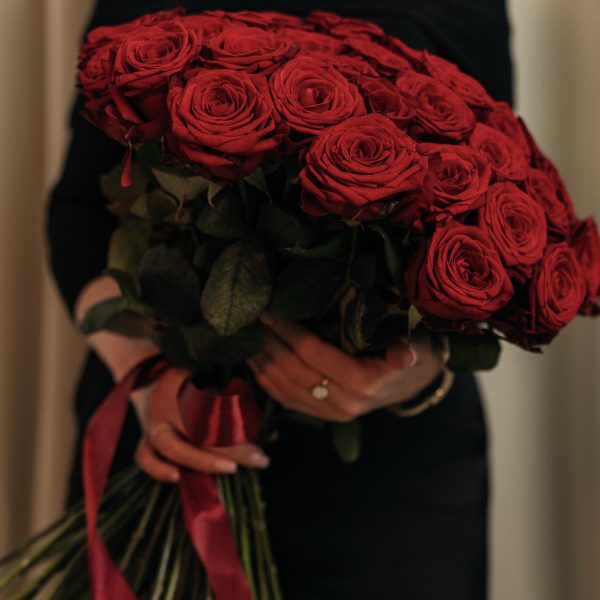 Bukiet  of red roses - obrazek 3