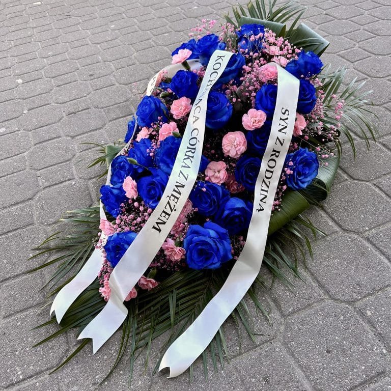 Wiązanka pogrzebowa #1 - FLORYSTYKA POGRZEBOWA | Kwiaciarnia Milosc Warszawa - zdjecie 2