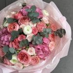 Bukiet "Pink glow" - BUKIETY AUTORSKIE | Kwiaciarnia Milosc Warszawa - zdjecie 3