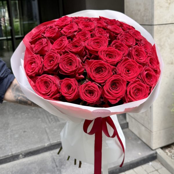 Bukiet  of red roses - obrazek 3