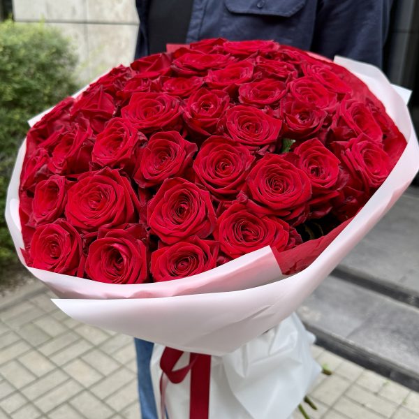 Bukiet  of red roses - obrazek 4