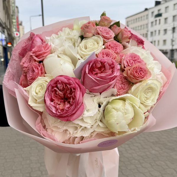 Bukiet "Pink & white"