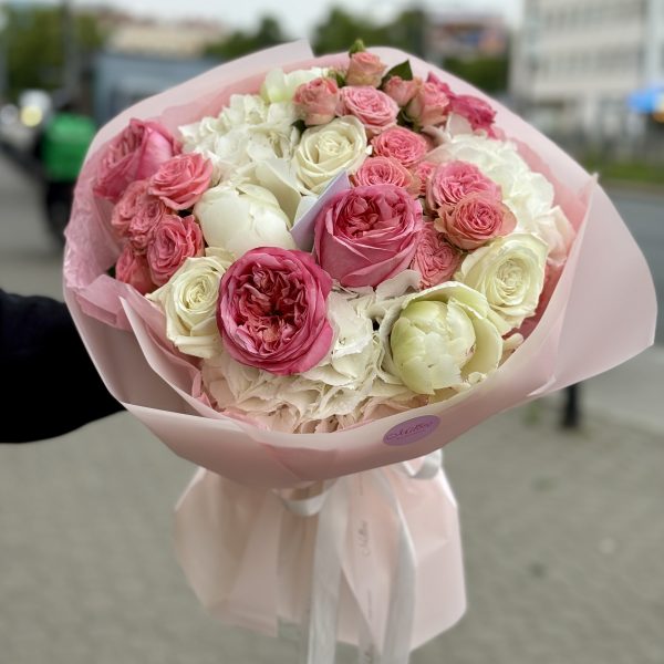 Bukiet "Pink & white" - obrazek 2