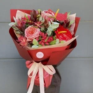 Bukiet egzotyczny z proteą - BUKIETY AUTORSKIE | Kwiaciarnia Milosc Warszawa