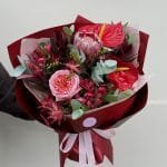 Bukiet egzotyczny z proteą - BUKIETY AUTORSKIE | Kwiaciarnia Milosc Warszawa - zdjecie 4