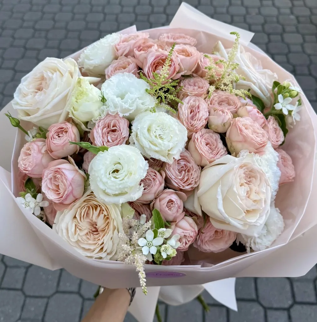 Bukiet „Cappuccino” - BUKIETY AUTORSKIE | Kwiaciarnia Milosc Warszawa