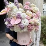 Blooming Grace - KWIATY W PUDEŁKU | Kwiaciarnia Milosc Warszawa - zdjecie 3