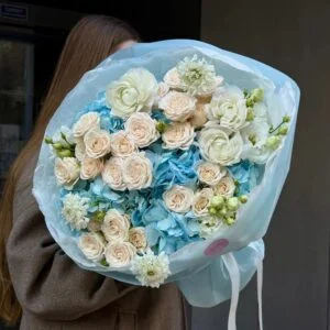 Bukiet Niebiańska delikatność - Kwiaciarnia Miłość Warszawa