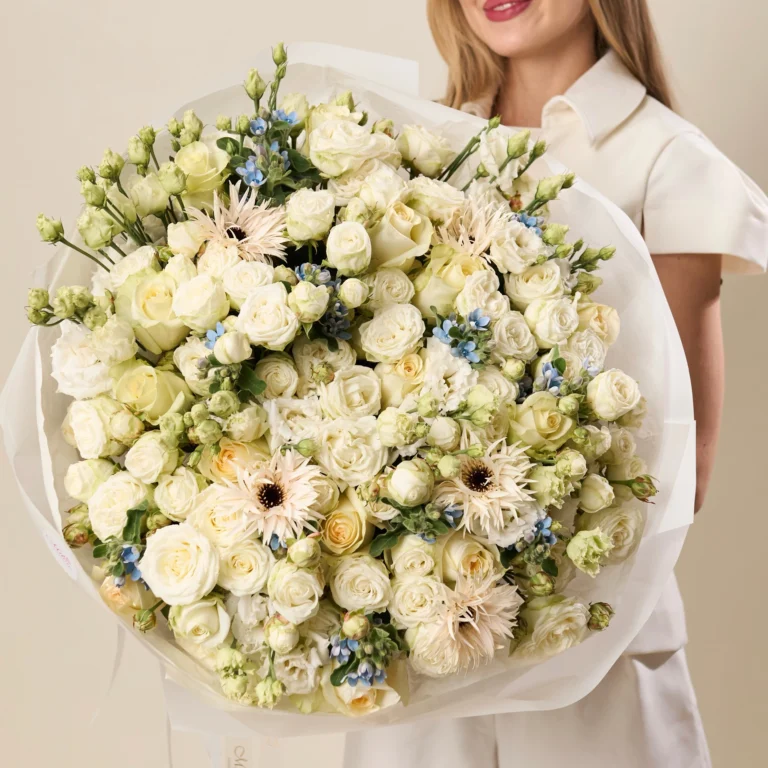 Bukiet "Ivory Serenity" - Kwiaciarnia Miłość Warszawa