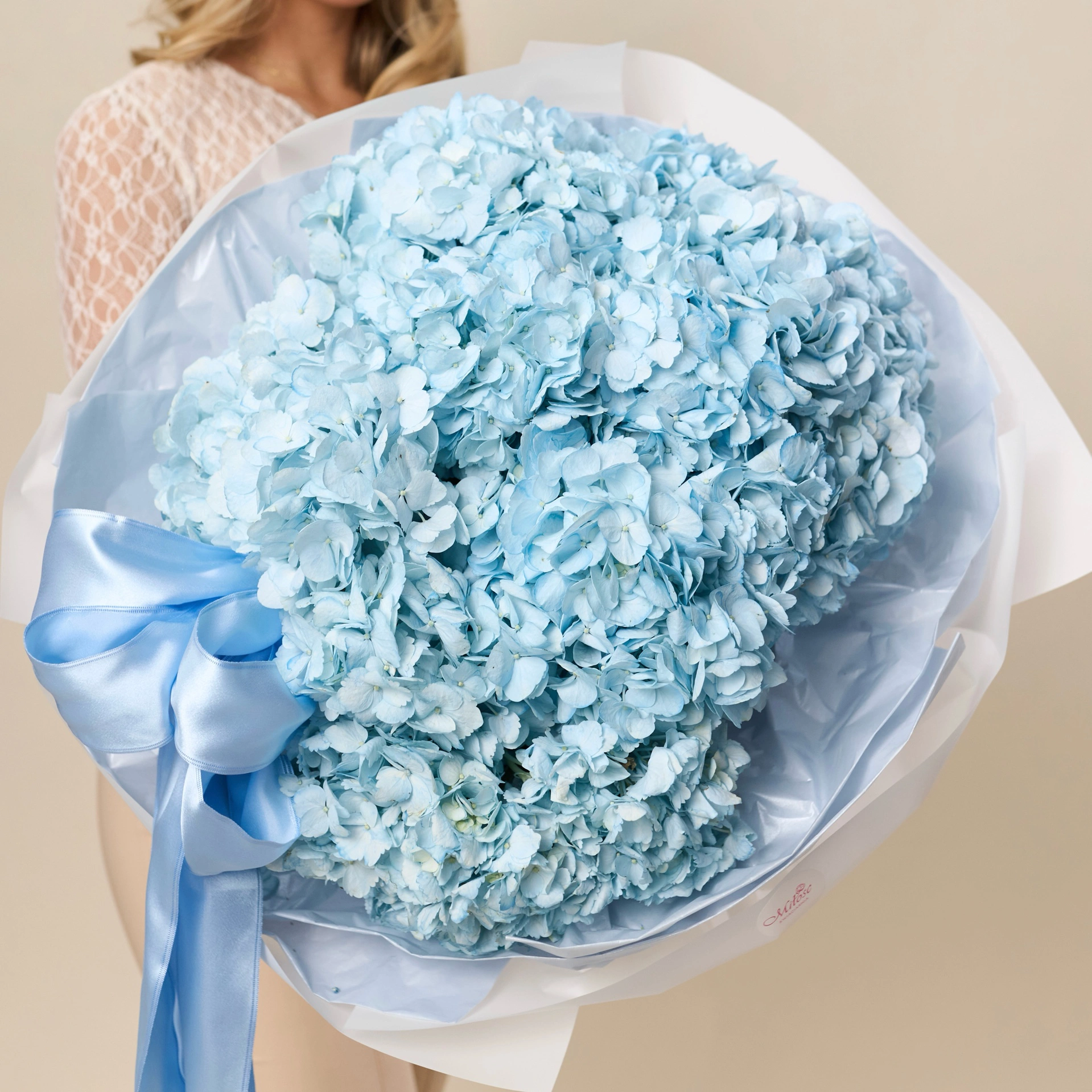 Blue Cloud – bukiet niebieskich hortensji