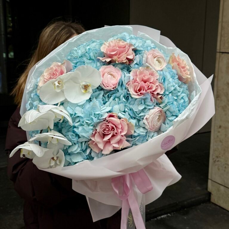 Bukiet Błękitna Perła - Kwiaciarnia Miłość Warszawa