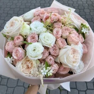 Bukiet-Cappuccino-scaled-1 - Kwiaciarnia Miłość Warszawa