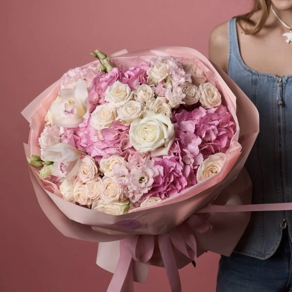 Bukiet Soft Blush #1 — Kwiaciarnia Miłość Warszawa