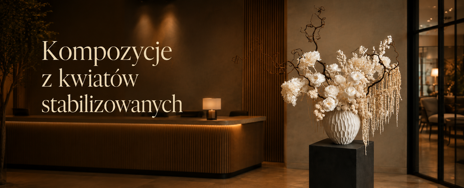Kompozycje z kwiatów stabilizowanych