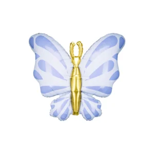 Gilded Blue Butterfly – balon foliowy z helem