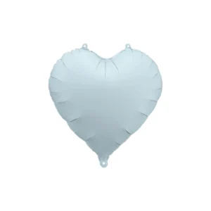 Powder Blue Heart – balon foliowy z helem