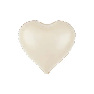 Ivory Heart – balon foliowy z helem
