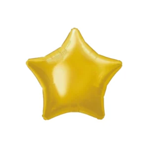 Pure Gold Star – balon foliowy z helem