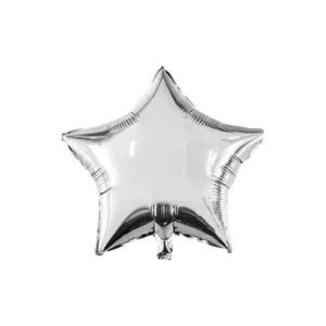 Silver Star – balon foliowy z helem