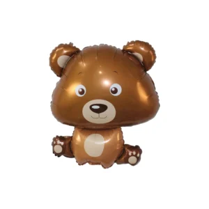 Caramel Teddy – balon foliowy z helem