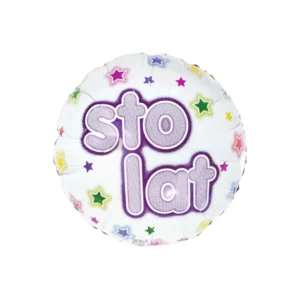 Sto Lat Stars – balon foliowy z helem