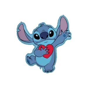 Stitch z sercem – balon foliowy z helem