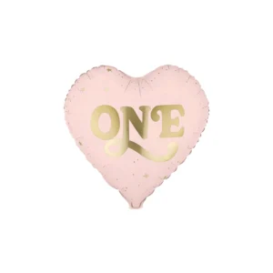Pink Heart ONE – helium-filled foil balloon