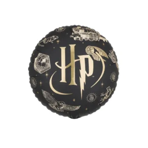 Harry Potter Gold & Black – balon foliowy z helem